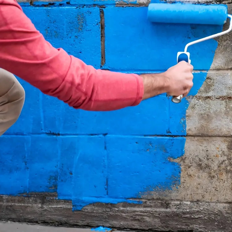 Blue Max Liquid Rubber Waterproofer For Wood, Concrete & Masonry With Blue Crack Seal Technology