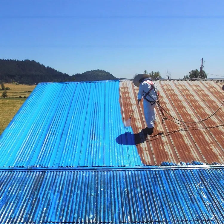 Blue Max Liquid Rubber Waterproofer For Wood, Concrete & Masonry With Blue Crack Seal Technology