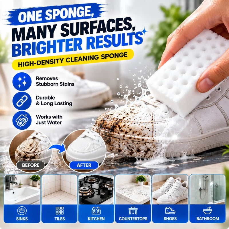 From Stains to Shine, One Sponge Does It All