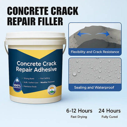 Concrete Crack Repair Adhesive – Heavy Duty Filler for Wall & Floor Cracks