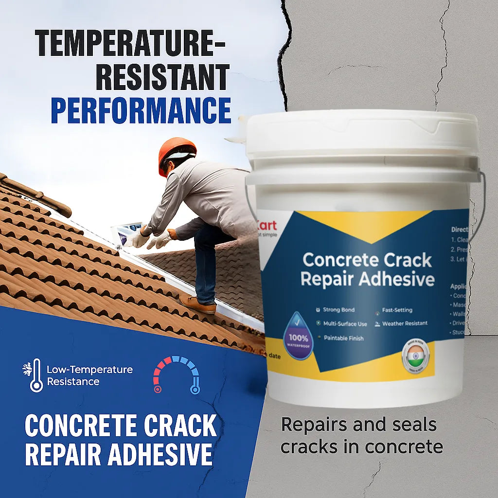 Concrete Crack Repair Adhesive – Heavy Duty Filler for Wall & Floor Cracks