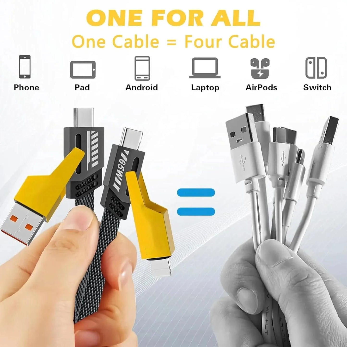 4-in-1 Fast Charging Cable