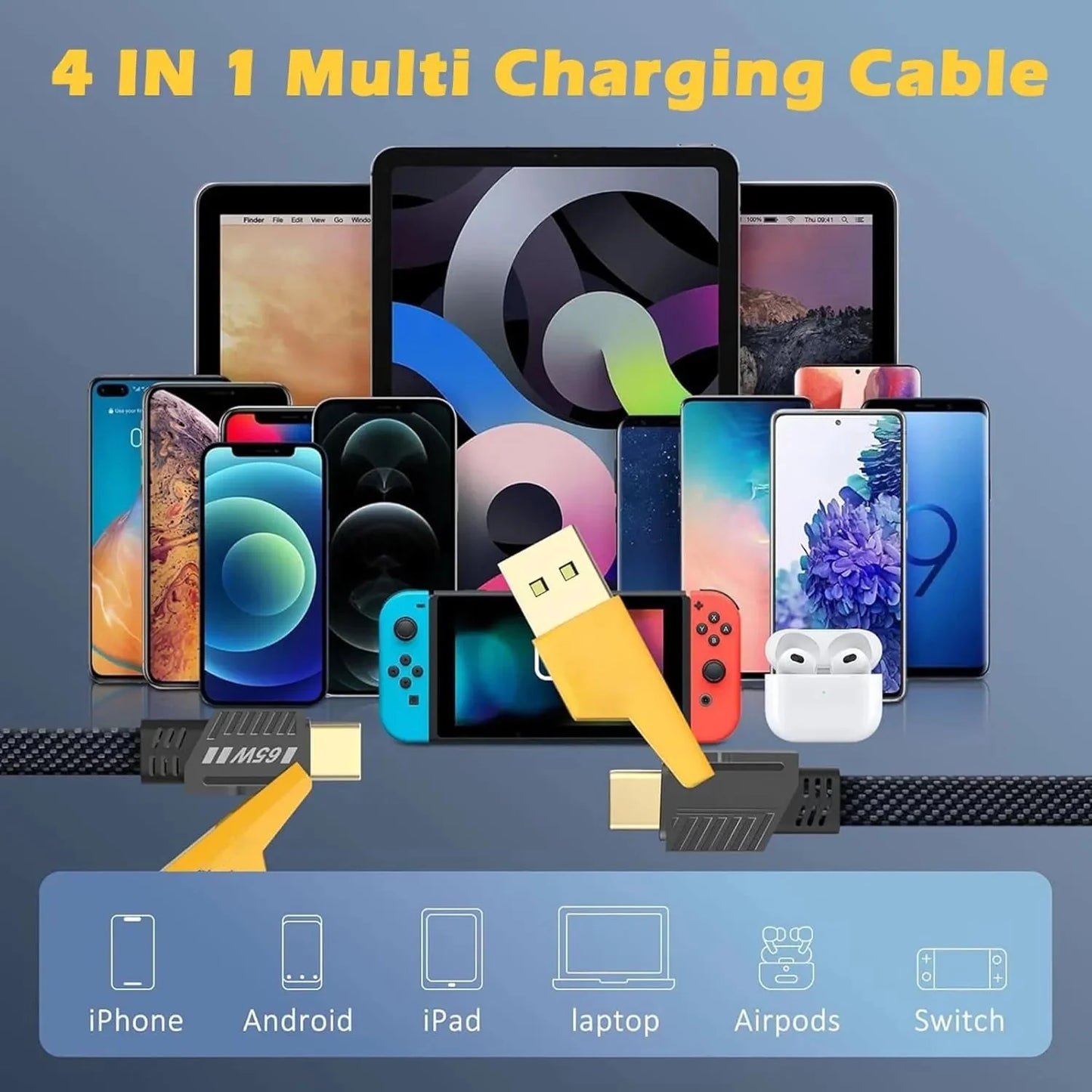4-in-1 Fast Charging Cable