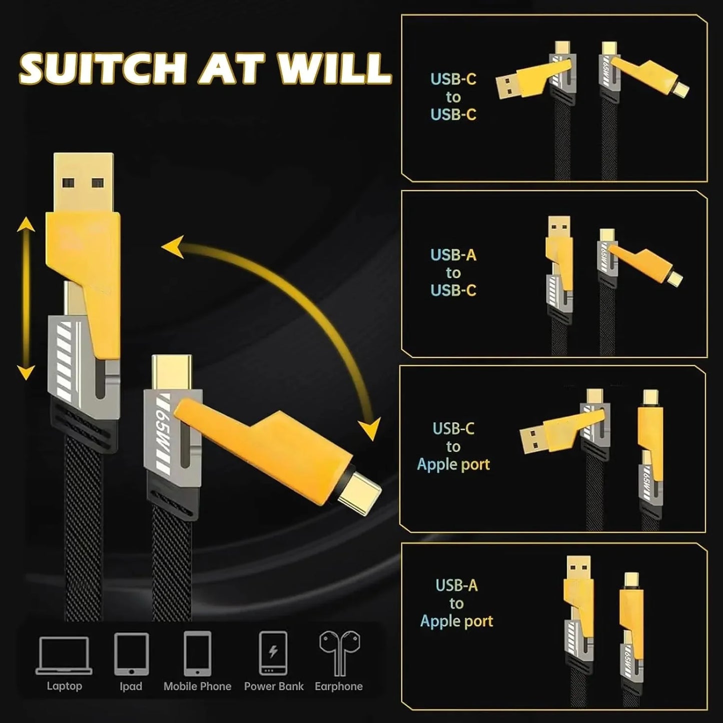 4-in-1 Fast Charging Cable