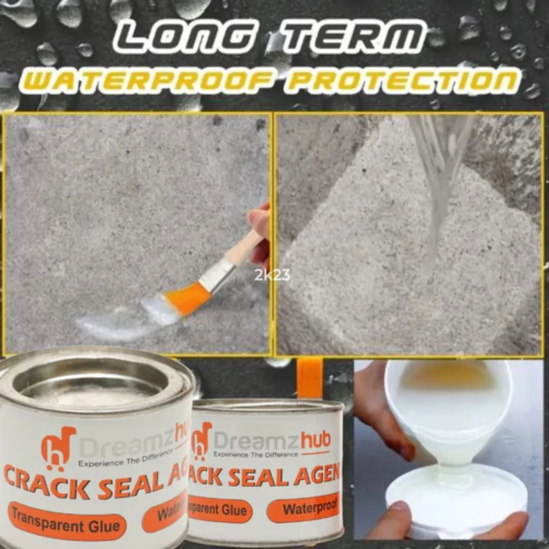 Cracker Proof Revolutionary Crack Seal Agent | Waterproof & Leak-Proof | Click2Kart