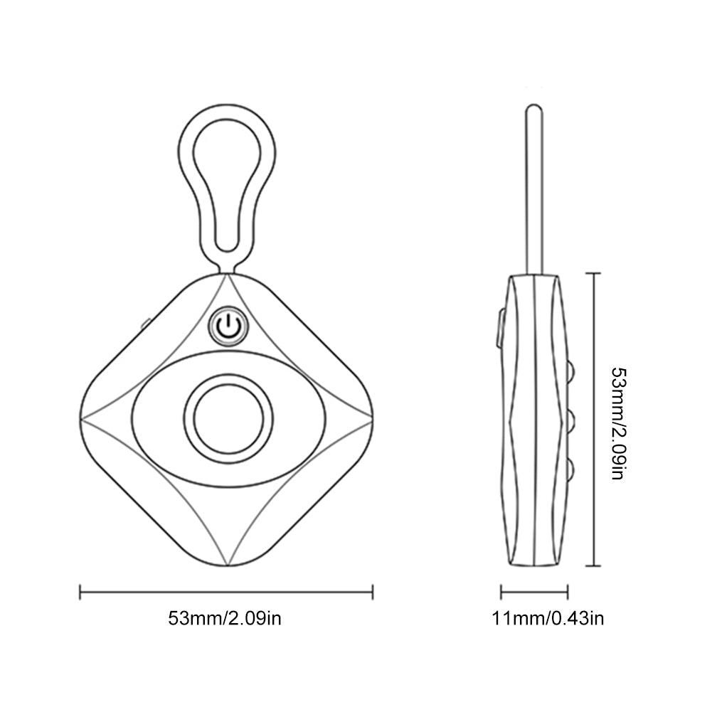 Hidden Camera Detector With Keychain