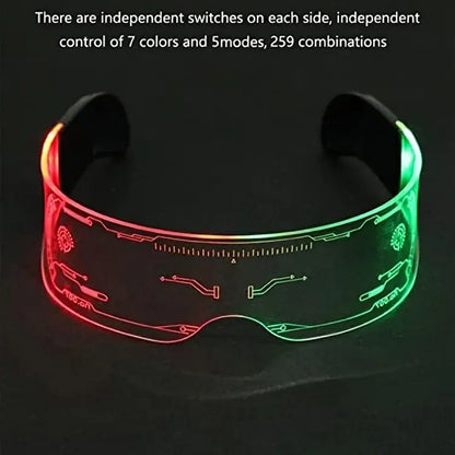 Light Up Glasses – Glow in the Dark Party Glasses for Festivals & Events