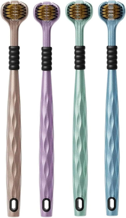 3-Sided Toothbrush | Ultra Soft Bristles for Deep Cleaning
