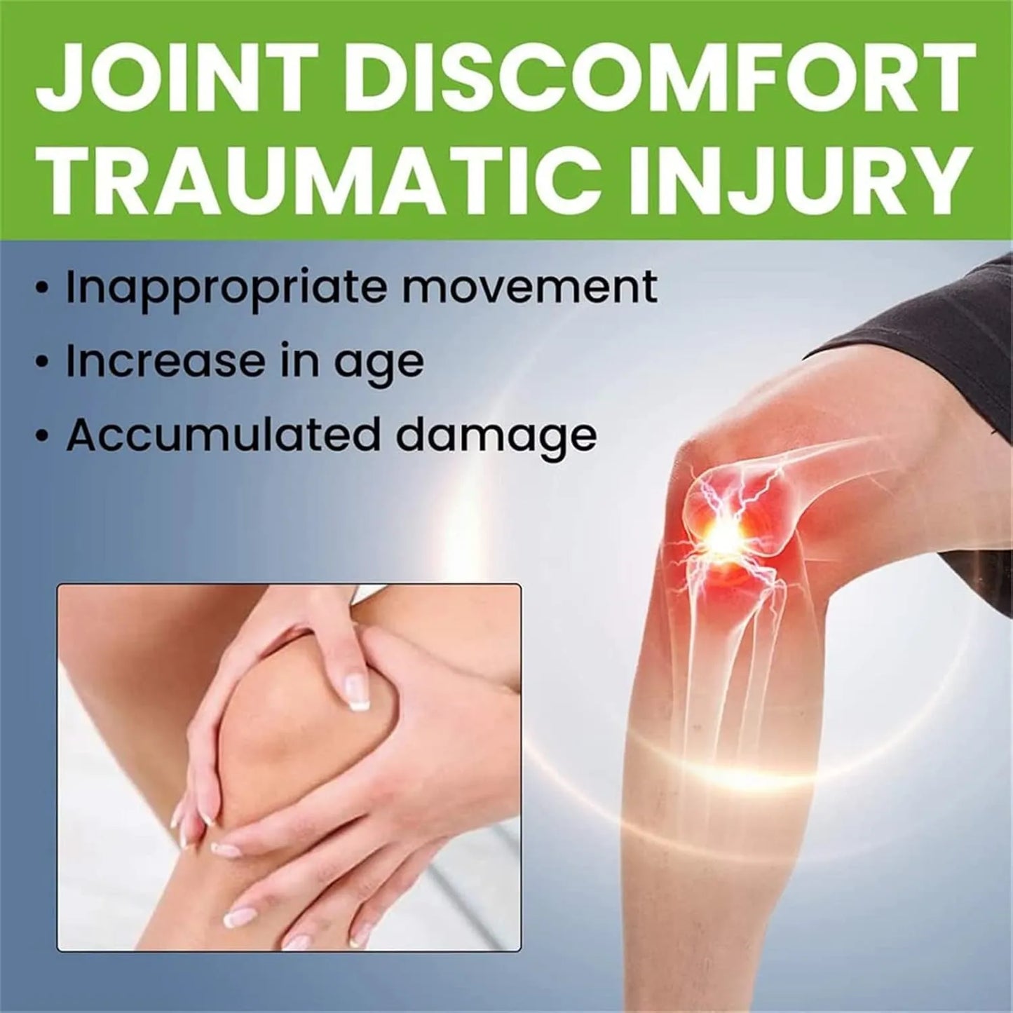 Pain Relief Knee Patch – Fast Acting Relief for Knee & Joint Pain | Natural Heating Therapy Patch