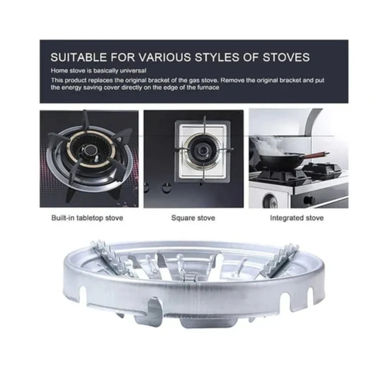Energy-Saving Cast Iron Pot - Windproof Gas Stove Hood | Click2kart