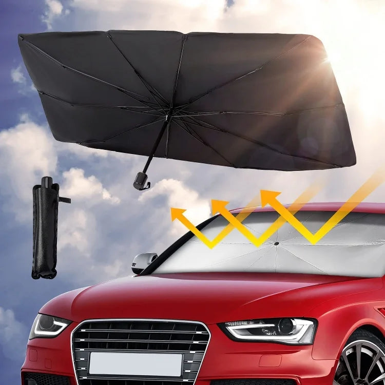 Windshield Car Umbrella - Protect Your Car from Heat & UV Rays | Compact & Easy to Use