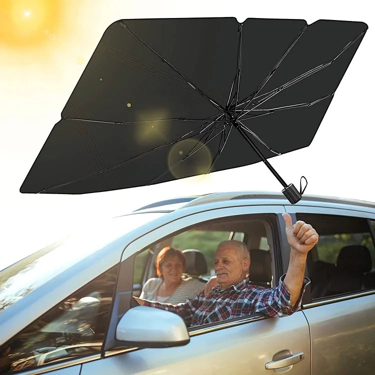 Windshield Car Umbrella - Protect Your Car from Heat & UV Rays | Compact & Easy to Use
