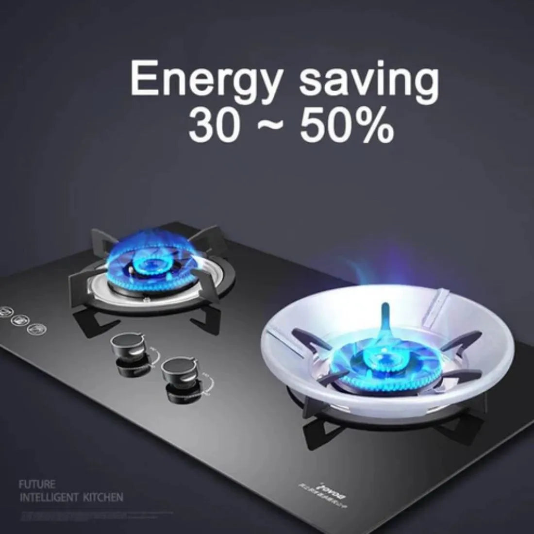 Energy-Saving Cast Iron Pot - Windproof Gas Stove Hood | Click2kart