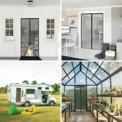 Magnetic Screen Door - Mosquito Curtain for All Door Types & Sizes