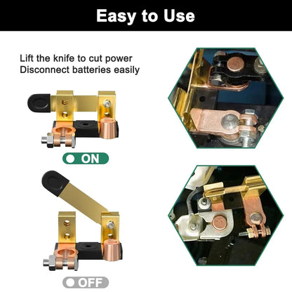 Car Battery Disconnect Switch – Heavy-Duty Battery Cut-Off Isolator Switch