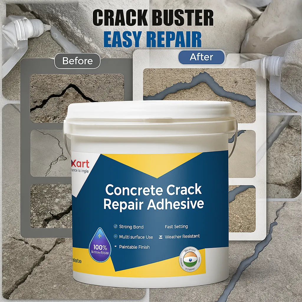 Concrete Crack Repair Adhesive – Heavy Duty Filler for Wall & Floor Cracks