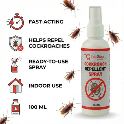 Cockroach Repellent Spray | Non-Toxic Herbal Formula | Fast Home Pest Control