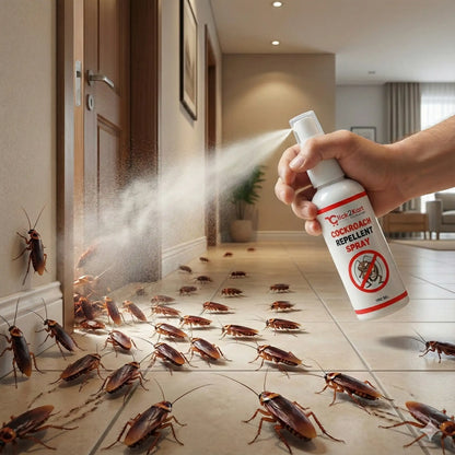 Cockroach Repellent Spray | Non-Toxic Herbal Formula | Fast Home Pest Control