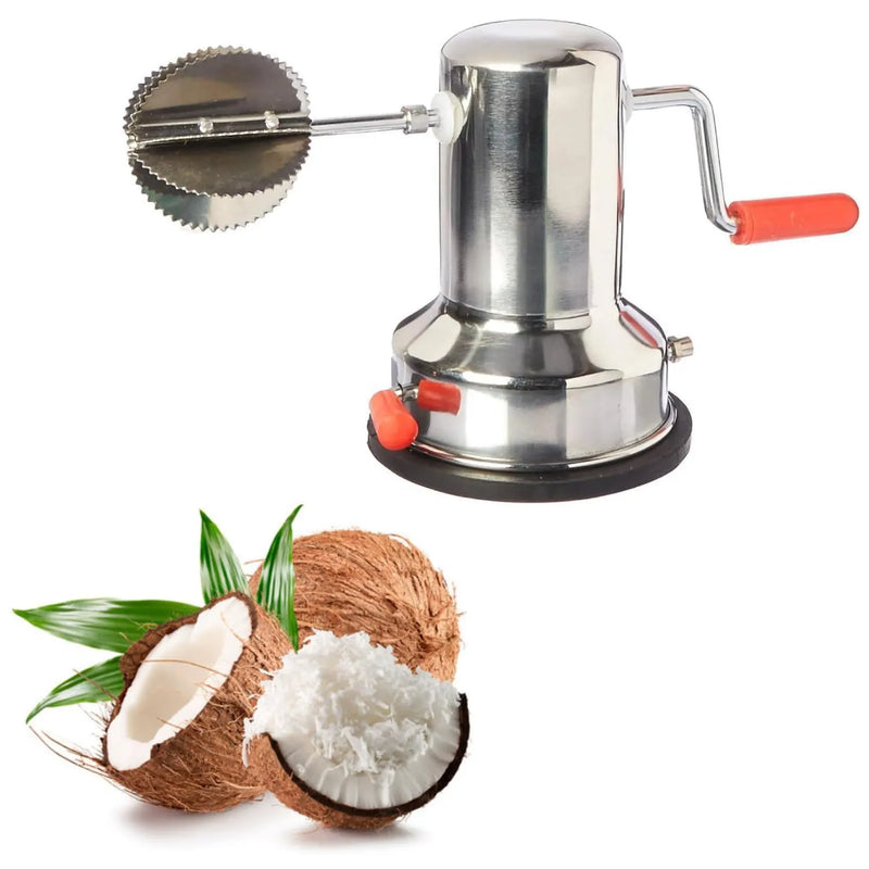 Stainless Steel Coconut Scraper | Easy Handheld Coconut Grater for Fresh Coconut