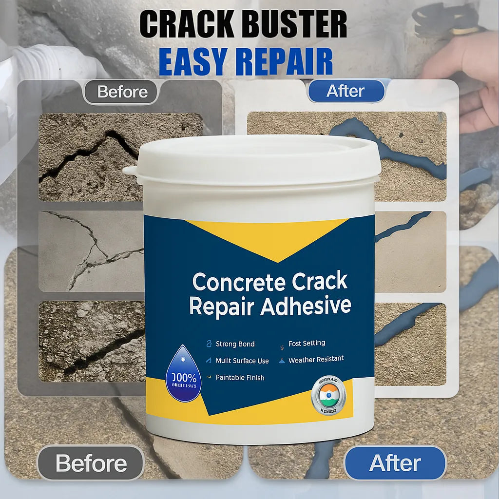 Concrete Crack Repair Adhesive – Heavy Duty Filler for Wall & Floor Cracks