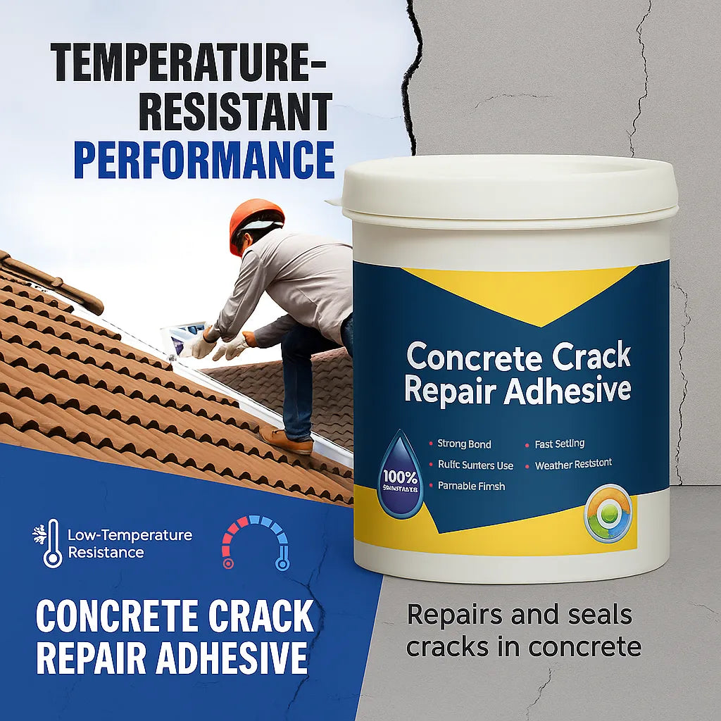 Concrete Crack Repair Adhesive – Heavy Duty Filler for Wall & Floor Cracks