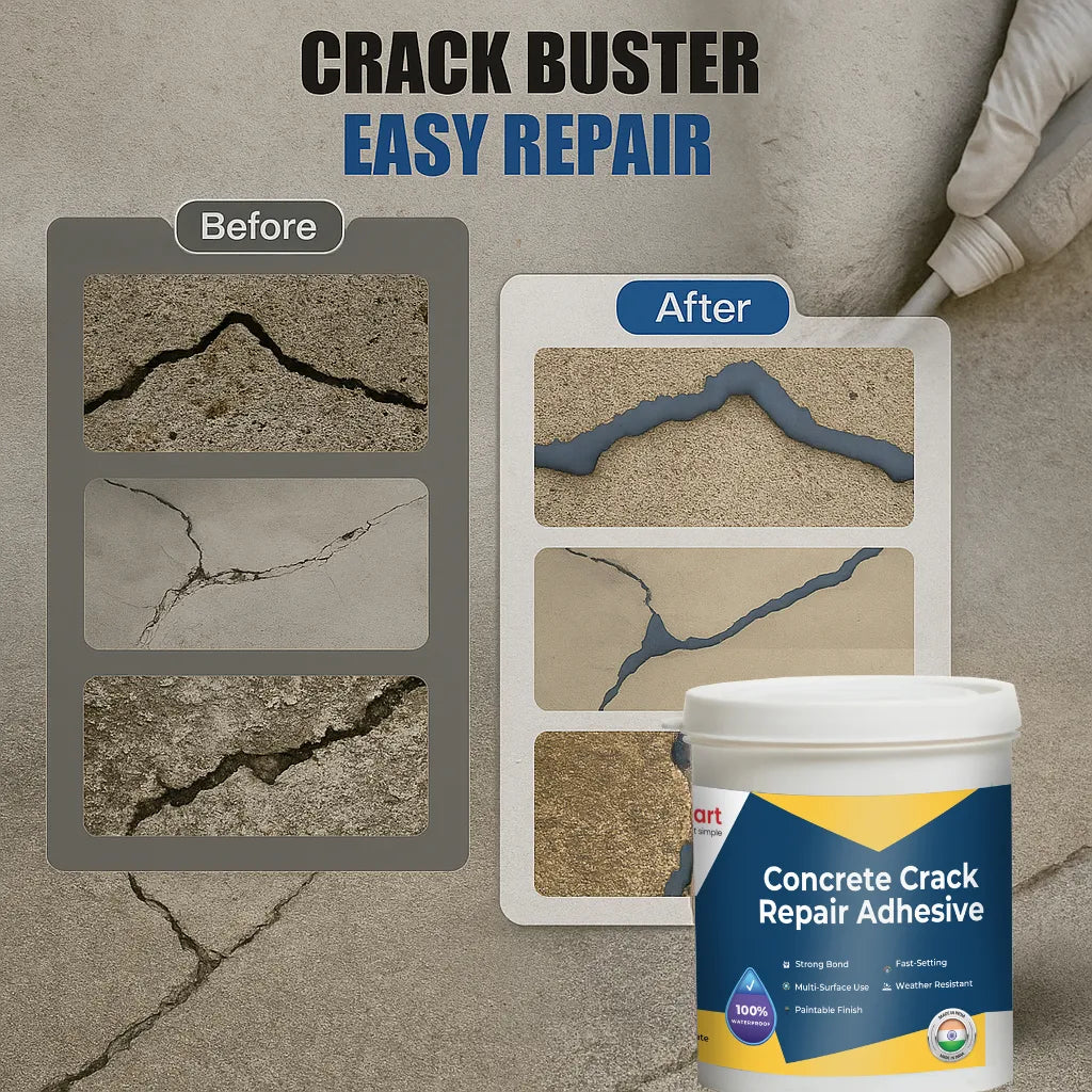 Concrete Crack Repair Adhesive – Heavy Duty Filler for Wall & Floor Cracks