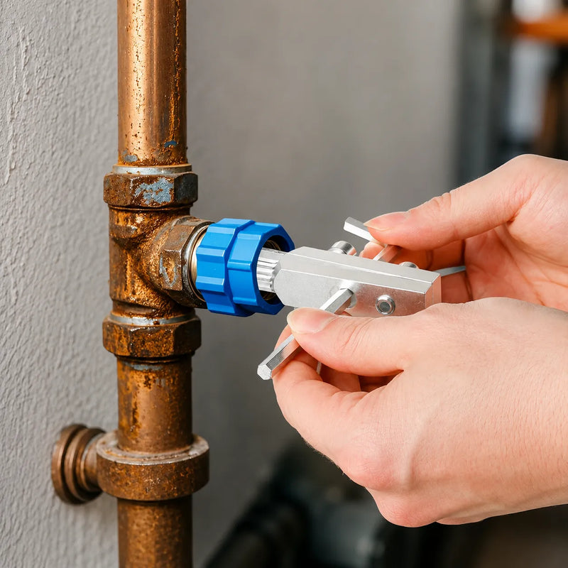 Broken Faucet Head Extractor Tool – Heavy Duty Thread Remover
