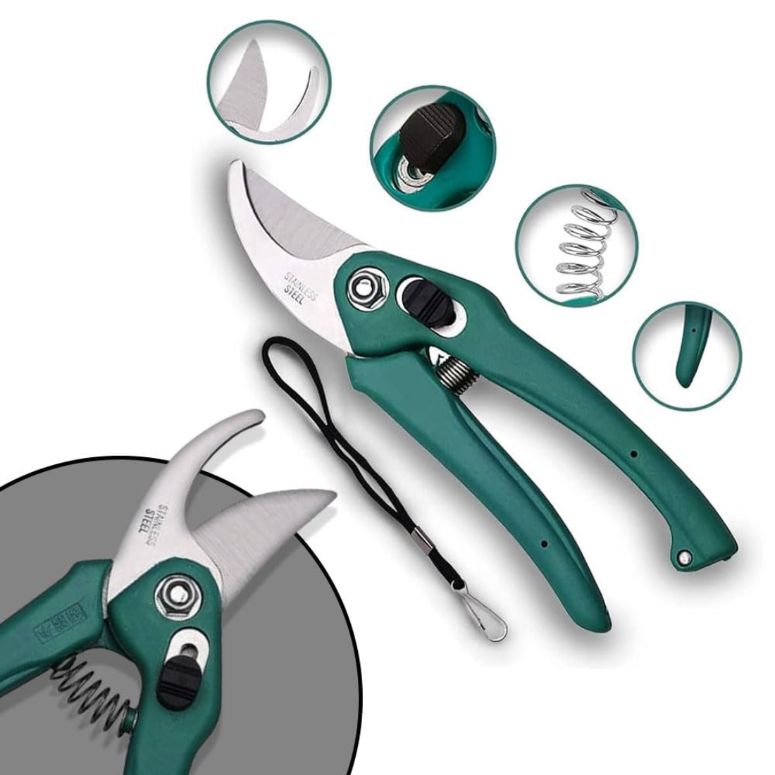 Heavy-Duty Garden Pruning Shears
