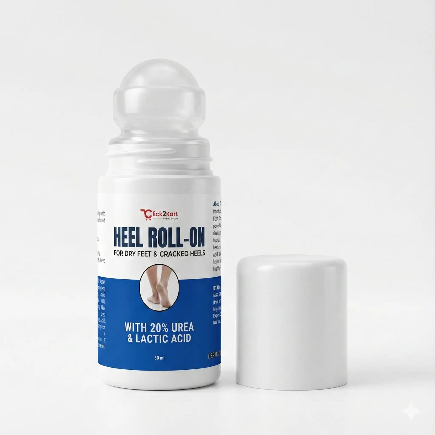 Heel Roll-On for Dry Feet & Cracked Heels