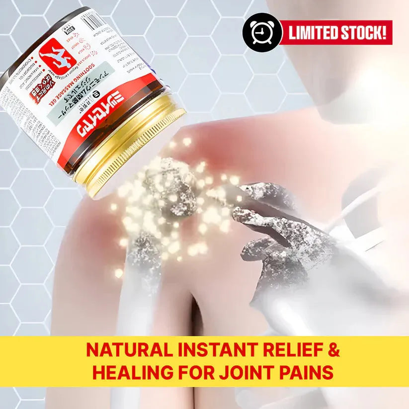 Japanese Massage Gel for Joint & Muscle Pain Relief | Deep Penetration Formula | Fast-Acting Herbal Therapy Gel