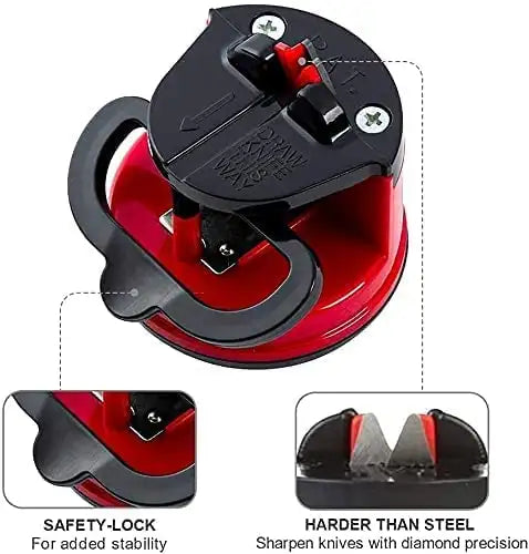 Manual Kitchen Knife Sharpener for Stainless Steel Blades