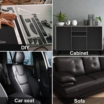 Self-Adhesive Leather Repair Patch | Cut-to-Size Repair Tape for Sofas, Car Seats & Furniture