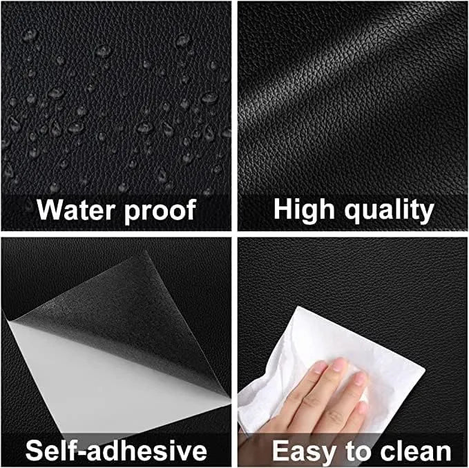 Self-Adhesive Leather Repair Patch | Cut-to-Size Repair Tape for Sofas, Car Seats & Furniture