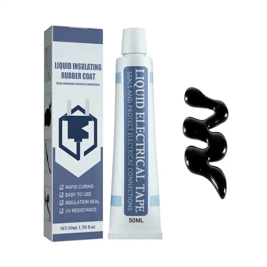 Liquid Insulating Rubber Coat (50ml) | Electrical Wire Sealant & Waterproof Insulation Paste | Protects Connections & Prevents Leakage