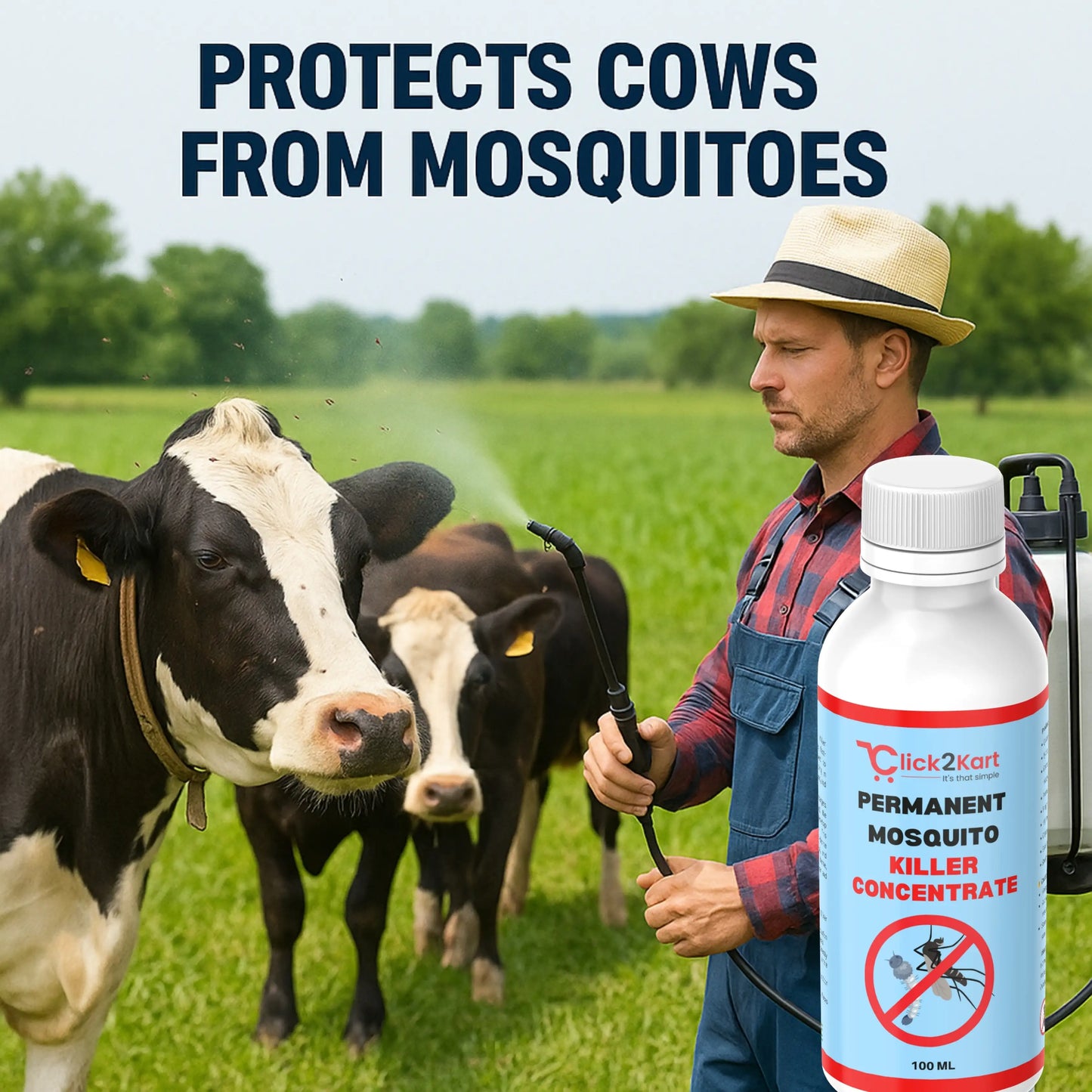 Permanent Mosquito Killer Concentrate | Fast-Acting Larvae & Mosquito Eliminator | Long-Term Home Protection
