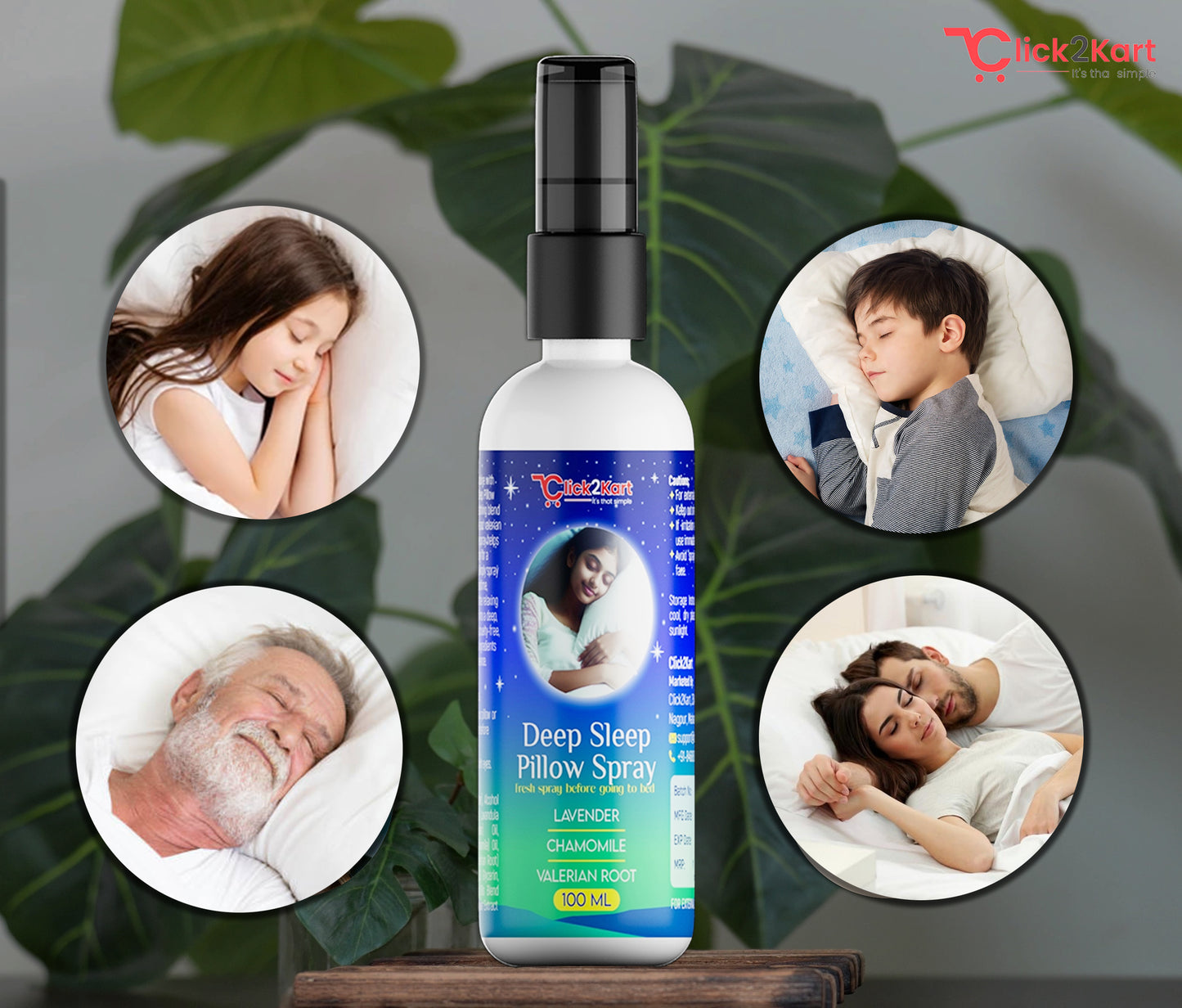 Relaxing and Fresh Sleeping Spray