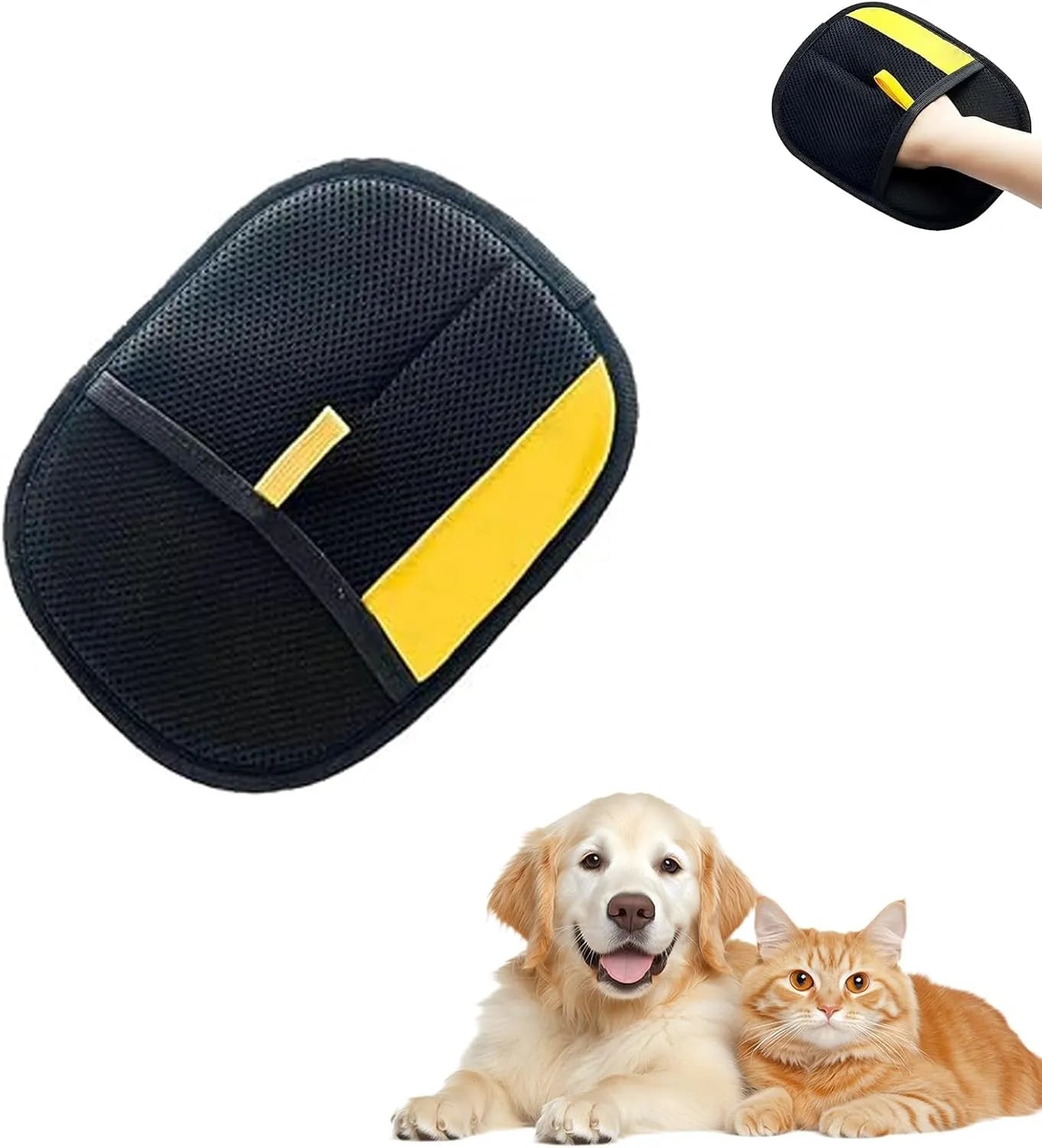 Pet Hair Remover Glove – Gentle Grooming & Shedding Glove for Dogs & Cats