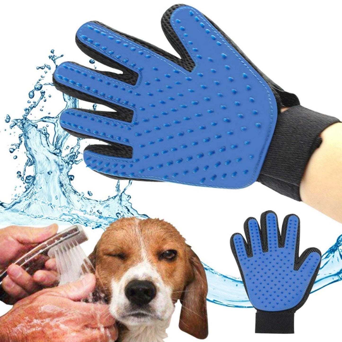 Gentle Pet Cleaning Gloves | Effortless Grooming and Shedding Control
