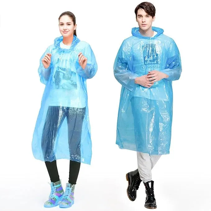Disposable Pocket Rain Cards – Compact Emergency Raincoats for Travel, Commute & Outdoors (Unisex, One-Size)