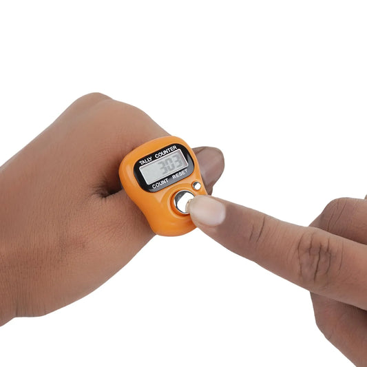 Mini Finger Ring Japa Counter | Digital Tally Counter for Meditation, Prayer & Chanting