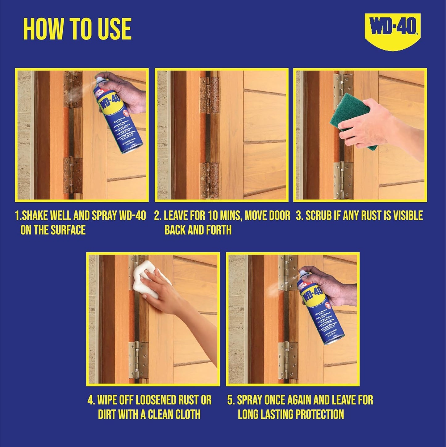 Powerful Rust Remover Spray | Instantly Cleans and Protects Metal Surfaces