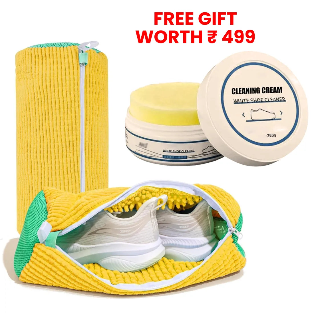 Shoe Washing Machine Bag – Durable Zip Laundry Bag for Sneakers & Footwear Protection