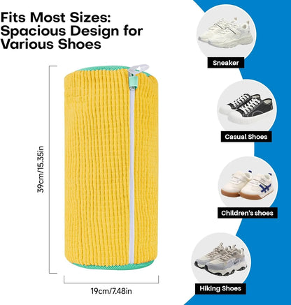 Shoe Washing Machine Bag – Durable Zip Laundry Bag for Cleaning Sneakers, Trainers & Footwear