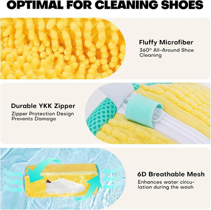 Shoe Washing Machine Bag – Durable Zip Laundry Bag for Cleaning Sneakers, Trainers & Footwear