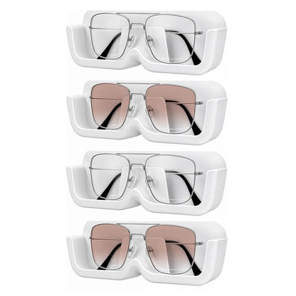 2 Pcs. Wall Mount Sunglasses Organizer | Eyewear Holder Rack with Double-Sided Adhesive Sticker