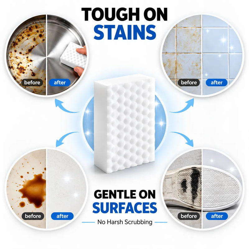 High-Density Multi-Surface Cleaning Sponge – Tough Stain & Dirt Remover