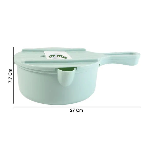 Multi-Function Vegetable Cutter & Grater Set | 8-in-1 Kitchen Slicer, Chopper & Drain Basket for Fruits & Vegetables