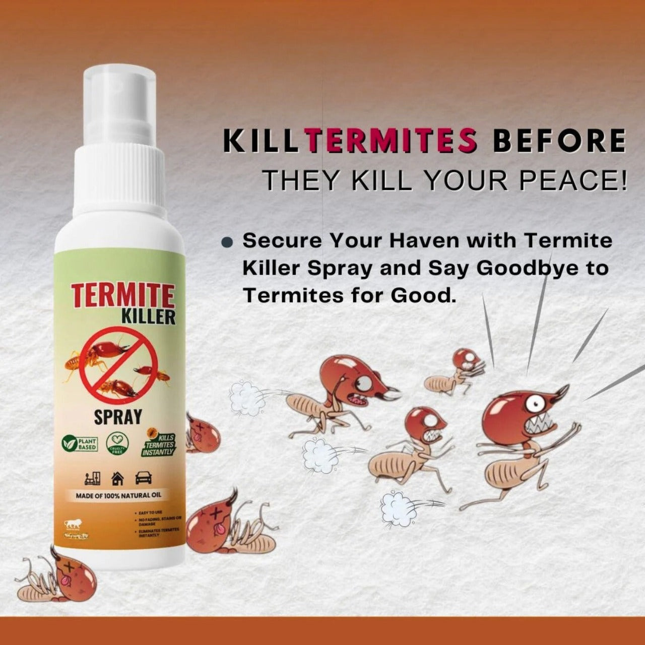 Termite Killer Spray – Powerful Protection for Wood, Walls & Furniture