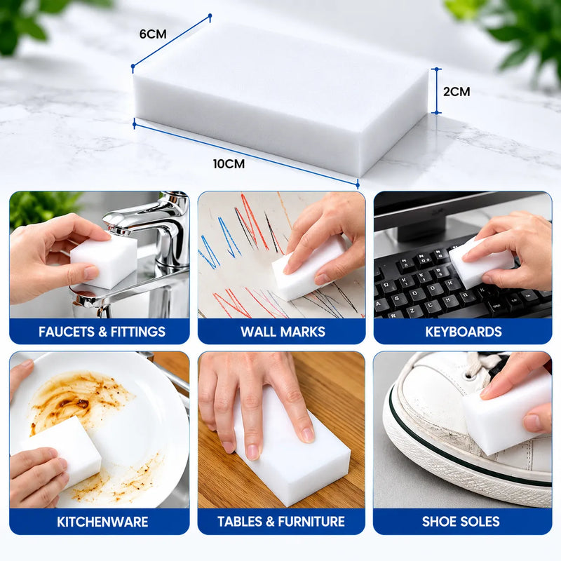 High-Density Multi-Surface Cleaning Sponge – Tough Stain & Dirt Remover
