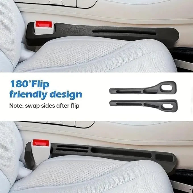 Pack of 2 Car Seat Gap Filler Organizer | EVA Car Gap Storage Pad with Phone Holder | Universal Fit Seat Gap Plug for Cars & SUVs